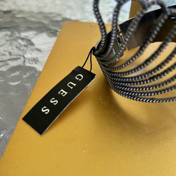 NWT- Black Metal Cuff Bracelet - Picture 2 of 7